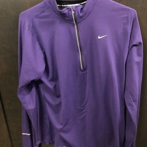 NIKE 1/4 ZIP— “JUST DO IT” ON LEFT SLEEVE